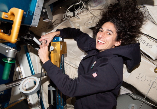 nasa-astronaut-jasmin-moghbeli-fixes-cables-on-ared 53263490653 o
