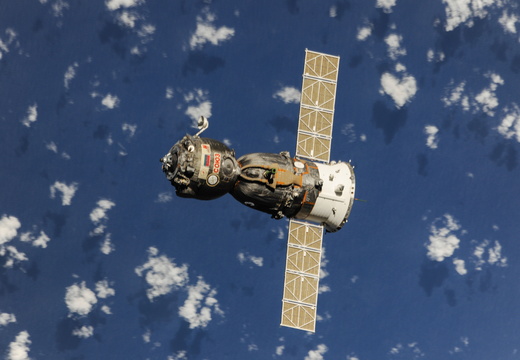 The Soyuz TMA-08M Spacecraft Departs - 9738122778 f0012c7352 o