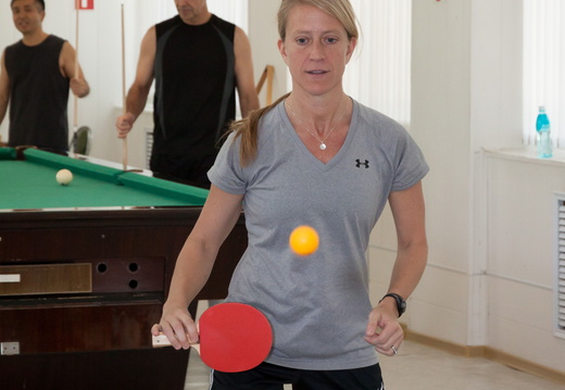 Flight Engineer Karen Nyberg Gets in Round of Ping-Pong - 8794047682 49f62e73ea o