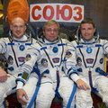 13-04-23_At the Baikonur Cosmodrome in Kazakhstan, Expedition 40_41 Flight Engineer Alexander Gerst of the European Space Agency (left), Soyuz Commander Max Suraev of the Russian Federal Space Agency (Roscosmos,_o.jpg