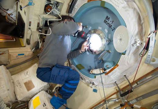 Commander Pavel Vinogradov Monitors Spacewalk - 9611713158 ec297447ca o