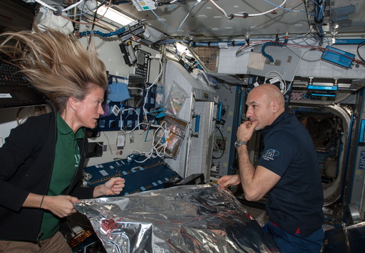 Astronauts Karen Nyberg and Luca Parmitano - 9461190544 142a7607f0 o
