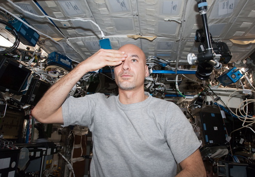 Astronaut Luca Parmitano Performs Visual Exam - 9184905036 8920cc20e0 o