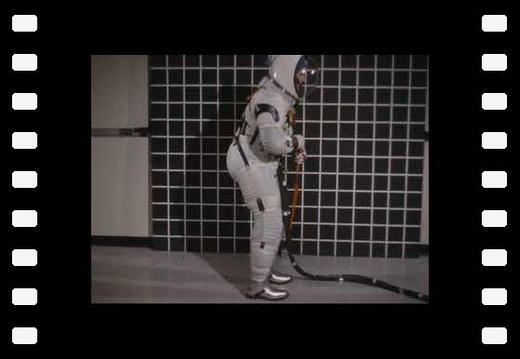 Pre-Apollo Moon suit test - 1965 footages ( No sound )