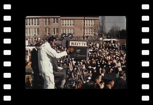 John Glenn Hampton parade - 1960s footages ( No sound )