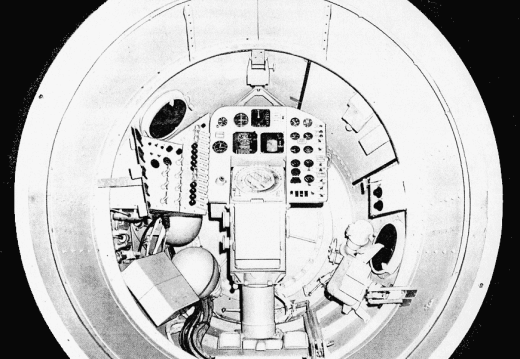 MERCURY SPACECRAFT CREW CABIN INTERIOR