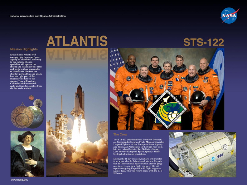 211975main STS-122 Crew Poster