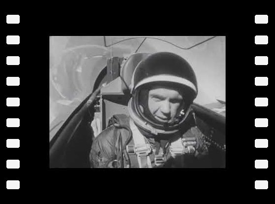 Mercury astronauts weightlessness training - 1960 USAF footages ( No sound )