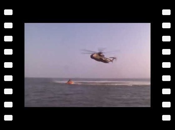 Helicopter training for Apollo splashdowns - 1966 Nasa footages ( No sound )